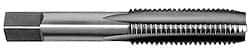 Hertel - 7/8-9 UNC, H5, 4 Flute, Plug Chamfer, Bright Finish, High Speed Steel Hand STI Tap - 5-1/8" OAL, 2-1/2" Thread Length - Exact Industrial Supply