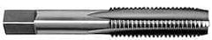 Hertel - 7/8-9 UNC, H5, 4 Flute, Plug Chamfer, Bright Finish, High Speed Steel Hand STI Tap - 5-1/8" OAL, 2-1/2" Thread Length - Exact Industrial Supply