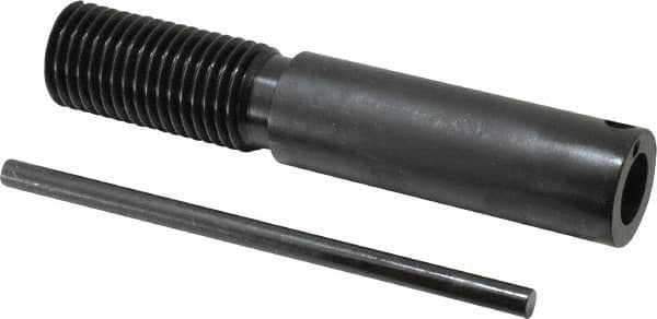 Heli-Coil - 1-1/4 - 7, Free-Running & Locking Insert Compatible, Mandrel Thread Insert Hand Installation Tool - Type III Threaded Mandrel, UNC Thread, 6-3/4" OAL, 6" Spinner Diam, 1-1/4 - 7 Insert Internal Thread - Exact Industrial Supply