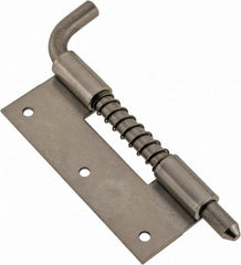 Made in USA - 1" Wide x 1/16" Thick, Hinge - Stainless Steel, Polished Finish - Caliber Tooling