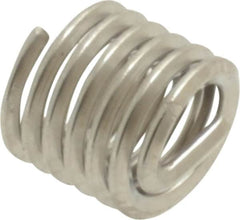 Heli-Coil - #12-24 UNC, 0.324" OAL, Free Running Helical Insert - 6 Free Coils, Tanged, Stainless Steel, Bright Finish, 1-1/2D Insert Length - Exact Industrial Supply