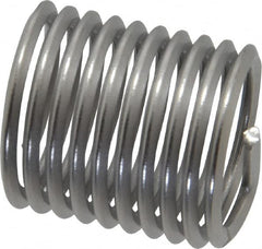 Heli-Coil - M20x2.50 Metric Coarse, 30mm OAL, Free Running Helical Insert - 13-5/8 Free Coils, Tanged, Stainless Steel, Bright Finish, 1-1/2D Insert Length - Caliber Tooling