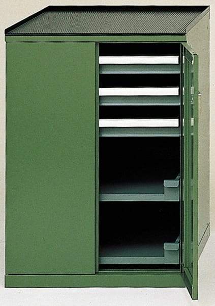 LISTA - 3 Drawer Machine Accessory Cabinet - 28-1/4 Inches Wide x 39-3/8 Inches High x 29-1/2 Inches Deep, 5,000 Lbs. Load Capacity - Caliber Tooling