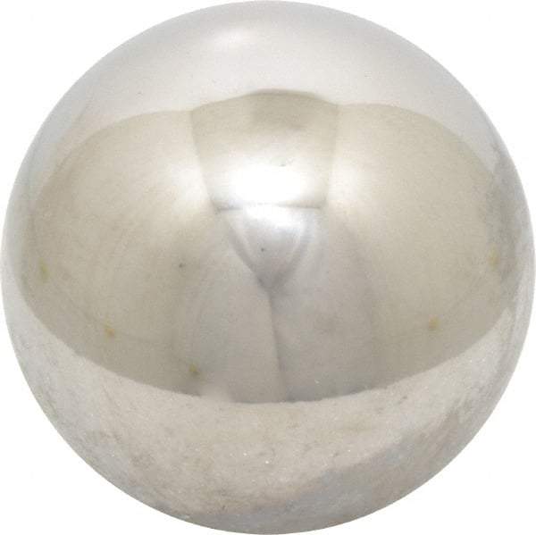 Value Collection - 2 Inch Diameter, Grade 100, 440-C Stainless Steel Ball - 57 - 61 C Hardness, 0.0005 Inch Sphericity, 0.0005 Inch Diameter Deviation - Caliber Tooling