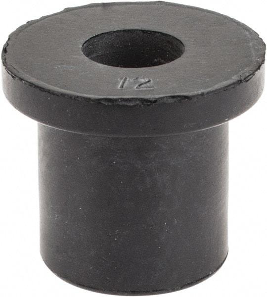 RivetKing - 5/16-18, 7/8" Diam x 1/8" Thick Flange, Rubber Insulated Rivet Nut - UNC Thread, Rubber, 9/16" Body Diam, 0.725" OAL - Caliber Tooling