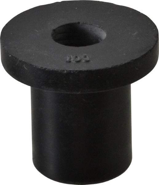 RivetKing - 3/8-16, 1-1/4" Diam x 0.187" Thick Flange, Rubber Insulated Rivet Nut - Neoprene, 3/4" Body Diam, 1-1/16" OAL - Caliber Tooling