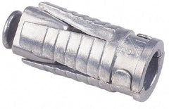 Made in USA - 1/2" Diam, 1/2" Drill, 5" OAL, 1-1/4" Min Embedment Taper Bolt Concrete Anchor - Grade 5 Steel, Zinc-Plated Finish, Hex Head, Hex Drive - Caliber Tooling