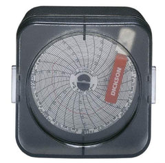 Dickson - 25 to 50°F, 24 Hour Recording Time Chart - 3 Inch Diameter, Use with Sc3 Recorders - Caliber Tooling