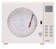 Dickson - 32 to 122°F, 7 Day Recording Time Chart - 8 Inch Diameter, Use with Esx Recorders - Caliber Tooling