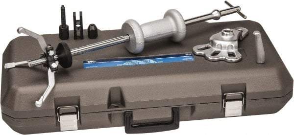 OTC - 13 Piece, 5 Ton Capacity, 4-1/2" Spread, Hammer Puller Set - 3 Jaws, 13-3/8" OAL, 6-1/2" Reach - Caliber Tooling