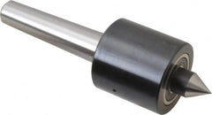 Riten - MT2 Taper Shank, 1-5/8" Head Diam 1,000 Lb Capacity Live Center - 2,500 Max RPM, 1-5/8" Head Length, 9/16" Point Diam, 13/16" Point Len, 300 Lb Max Workpc, Standard Point - Caliber Tooling