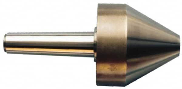 Riten - MT5 Taper Shank, 9" Head Diam 14,000 Lb Capacity Live Center - 6-5/8" Head Length, 4" Point Diam, 6-5/8" Point Len, 7,000 Lb Max Workpc, Bull Nose Point - Caliber Tooling