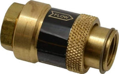 Coilhose Pneumatics - 3/8" Pipe, FNPT x FNPT, Brass Lockout Valve - 150 Max psi, Brass Sleeve - Caliber Tooling