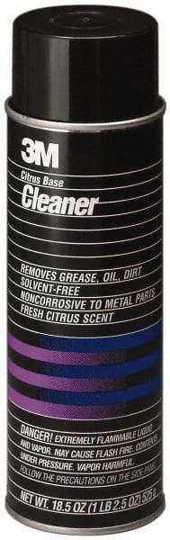 3M - 24 oz Aerosol Cleaner/Degreaser - Aerosol, Citrus Oil-Based, Citrus - Caliber Tooling