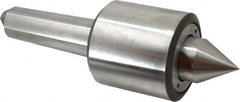 Riten - MT5 Taper Shank, 3-3/4" Head Diam 16,000 Lb Capacity Live Center - 3,200 Max RPM, 3-27/32" Head Length, 1-7/8" Point Diam, 2-1/4" Point Len, 8,000 Lb Max Workpc, Standard Point - Caliber Tooling