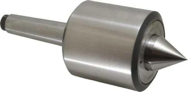 Riten - MT4 Taper Shank, 3-3/4" Head Diam 10,900 Lb Capacity Live Center - 4,000 Max RPM, 3-27/32" Head Length, 1.6563" Point Diam, 1-3/4" Point Len, 4,800 Lb Max Workpc, Standard Point - Caliber Tooling