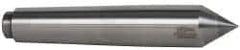 Riten - 0.938" Head Diam, Carbide-Tipped Steel Standard Point Half Dead Center - 3MT Morse Taper, 0.938" Point Diam, 5-1/4" OAL - Caliber Tooling