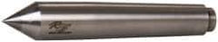 Riten - 0.938" Head Diam, Carbide-Tipped Steel Standard Point Solid Dead Center - 3MT Morse Taper, 0.938" Point Diam, 5-1/4" OAL - Caliber Tooling