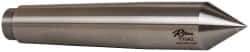 Riten - 1.231" Head Diam, Hardened Tool Steel Standard Point Half Dead Center - 4MT Morse Taper, 1.231" Point Diam, 6-3/4" OAL - Caliber Tooling