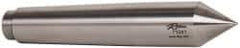 Riten - 1.231" Head Diam, Hardened Tool Steel Standard Point Solid Dead Center - 4MT Morse Taper, 1.231" Point Diam, 6-3/4" OAL - Caliber Tooling