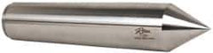 Riten - 2.494" Head Diam, Hardened Tool Steel Standard Point Solid Dead Center - 6MT Morse Taper, 2.494" Point Diam, 11-1/2" OAL - Caliber Tooling