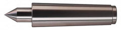 Concentric - Straight Shank, Live Center - 2,000 Max RPM, 0.558" Point Diam, 1.16" Point Len, 400 Lb Max Workpiece, Standard Point - Caliber Tooling