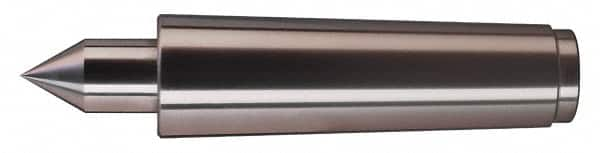 Concentric - Straight Shank, Live Center - 1.509" Point Diam, 2-3/4" Point Len, 2,500 Lb Max Workpiece, Standard Point - Caliber Tooling