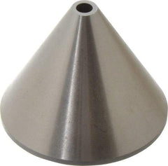 Concentric - 4MT Taper, 0.358 to 2.272" Point Diam, Steel Lathe Bell Head Point - Live Center Compatible - Caliber Tooling