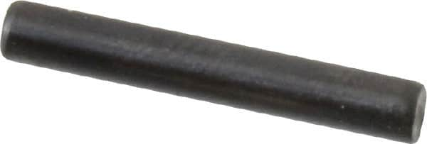 Holo-Krome - 3mm Diam x 20mm Pin Length Grade 8 Alloy Steel Standard Dowel Pin - Black Luster Finish, C 60 (Surface) & C 50-58 Hardness, 1 Beveled & 1 Rounded End - Caliber Tooling