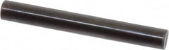 Holo-Krome - 5mm Diam x 40mm Pin Length Grade 8 Alloy Steel Standard Dowel Pin - Black Luster Finish, C 60 (Surface) & C 50-58 Hardness, 1 Beveled & 1 Rounded End - Caliber Tooling