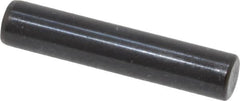 Holo-Krome - 6mm Diam x 30mm Pin Length Grade 8 Alloy Steel Standard Dowel Pin - Black Luster Finish, C 60 (Surface) & C 50-58 Hardness, 1 Beveled & 1 Rounded End - Caliber Tooling