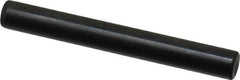 Holo-Krome - 6mm Diam x 50mm Pin Length Grade 8 Alloy Steel Standard Dowel Pin - Black Luster Finish, C 60 (Surface) & C 50-58 Hardness, 1 Beveled & 1 Rounded End - Caliber Tooling