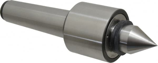 Riten - MT5 Taper Shank, 3-1/8" Head Diam 6,800 Lb Capacity Live Center - 4,000 Max RPM, 2-7/16" Head Length, 1-9/16" Point Diam, 2-3/8" Point Len, 2,900 Lb Max Workpc, Standard Point - Caliber Tooling