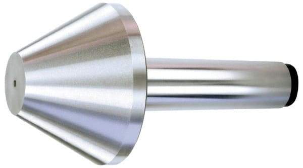 Royal Products - MT5 Taper Shank, 5.15" Head Diam 4,595 Lb Capacity Live Center - 4,000 Max RPM, 3-3/16" Head Length, 2" Point Diam, 3.17" Point Len, 1,145 Lb Max Workpc, 8-7/8" OAL, Bull Nose Point - Caliber Tooling