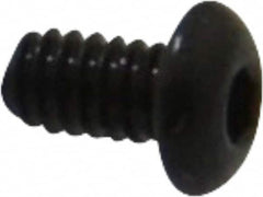 Value Collection - #3-48 UNC Hex Socket Drive, Button Screw - Alloy Steel, Black Oxide Finish, Fully Threaded, 3/16" Length Under Head - Caliber Tooling