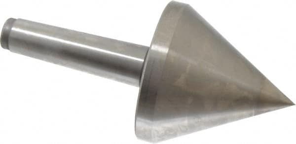 Royal Products - MT4 Taper Shank, 4-5/32" Head Diam 3,180 Lb Capacity Live Center - 4,500 Max RPM, 4-1/8" Head Length, 1-1/4" Point Diam, 4-1/8" Point Len, 630 Lb Max Workpc, 8-11/16" OAL, Pipe Nose Point - Caliber Tooling