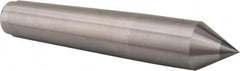 Royal Products - 1.231" Head Diam, Carbide-Tipped Steel Standard Point Solid Dead Center - 4MT Morse Taper, 1.231" Point Diam, 6-3/4" OAL - Caliber Tooling