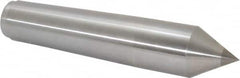 Royal Products - 1.748" Head Diam, Carbide-Tipped Steel Standard Point Solid Dead Center - 5MT Morse Taper, 1.748" Point Diam, 8-1/2" OAL - Caliber Tooling