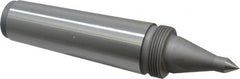 Royal Products - 1.748" Head Diam, Hardened Steel Long Point Solid Dead Center - 5MT Morse Taper, 1/2" Point Diam, 0.81" Point Length, 8-7/16" OAL - Caliber Tooling