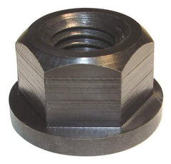 Morton Machine Works - 7/16-14, 1" Flange Diam, 9/16" High, 3/4" Across Flats, Flange Nut - Grade Nylatron GS Nylon, 5/32" Flange Height, TCMAI - Caliber Tooling