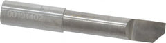 Accupro - 0.36" Min Bore Diam, 1-1/2" Max Bore Depth, 3/8 Shank Diam, Helical Boring Bar - Right Hand Cut, Solid Carbide, Bright Finish - Exact Industrial Supply