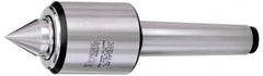 Royal Products - MT5 HD Taper Shank, 3.82" Head Diam 5,300 & 10,540 Lb Capacity Live Center - 3,000 Max RPM, 3.89" Head Length, 2" Point Diam, 2.31" Point Len, 5,240 Lb Max Workpc, 11-13/16" OAL, Standard Point - Caliber Tooling