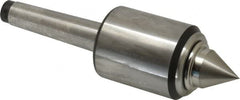 Royal Products - MT2 Taper Shank, 1-3/4" Head Diam 2,155 Lb Capacity Live Center - 6,000 Max RPM, 2.12" Head Length, 7/8" Point Diam, 1.07" Point Len, 885 Lb Max Workpc, 5-13/16" OAL, 3/8" Tip Diam, Standard Point - Caliber Tooling