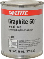 Loctite - 1 Lb Can General Purpose Anti-Seize Lubricant - Graphite, -29 to 482°C, Gray, Water Resistant - Caliber Tooling