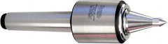 Royal Products - MT5 HD Taper Shank, 3.82" Head Diam 5,300 & 7,510 Lb Capacity Live Center - 3,000 Max RPM, 3.89" Head Length, 2" Point Diam, 3.34" Point Len, 5,240 Lb Max Workpc, 12-7/8" OAL, 3/4" Tip Diam, Long Point - Caliber Tooling