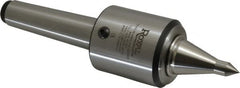 Royal Products - MT4 Taper Shank, 2.45" Head Diam 1,905 Lb Capacity Live Center - 12,000 Max RPM, 2.78" Head Length, 1-1/4" Point Diam, 2.35" Point Len, 525 Lb Max Workpc, 9-5/8" OAL, 1/2" Tip Diam, Long Point - Caliber Tooling