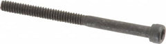 Value Collection - #4-40 UNC Hex Socket Drive, Socket Cap Screw - Alloy Steel, Black Oxide Finish, Partially Threaded, 1-1/2" Length Under Head - Caliber Tooling