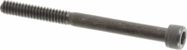 Value Collection - #10-24 UNC Hex Socket Drive, Socket Cap Screw - Alloy Steel, Black Oxide Finish, Partially Threaded, 2-1/4" Length Under Head - Caliber Tooling