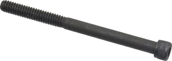 Value Collection - 1/4-20 UNC Hex Socket Drive, Socket Cap Screw - Alloy Steel, Black Oxide Finish, Partially Threaded, 3-1/4" Length Under Head - Caliber Tooling