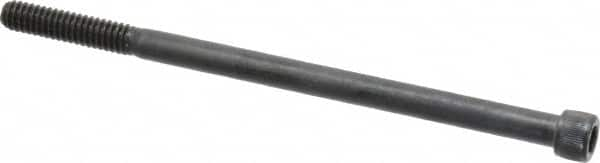 Value Collection - 1/4-20 UNC Hex Socket Drive, Socket Cap Screw - Alloy Steel, Black Oxide Finish, Partially Threaded, 4-1/2" Length Under Head - Caliber Tooling